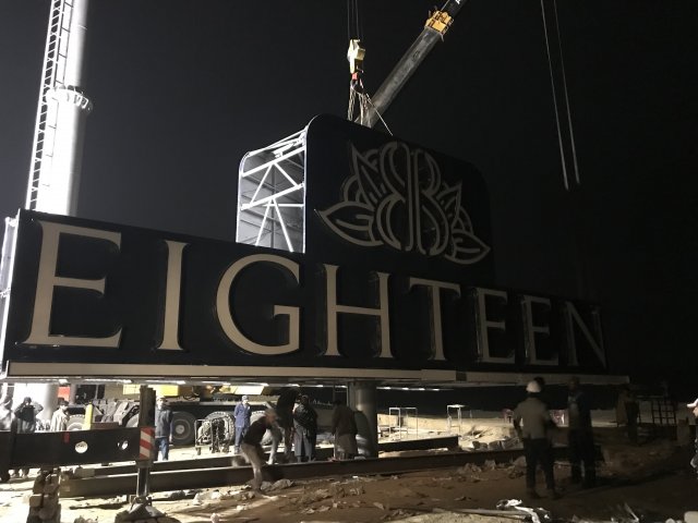 Highest Dual Billboard on Unipole Installed at Eighteen Islamabad